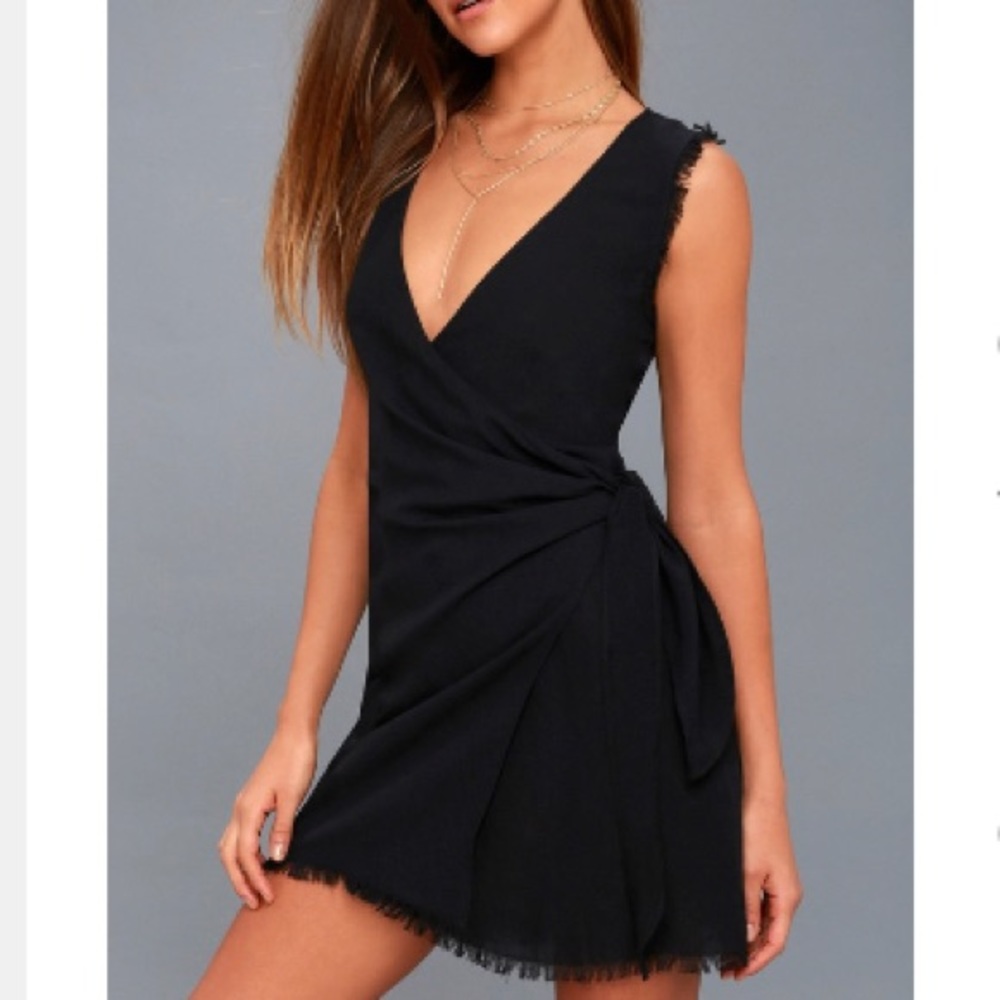 LULUS | Mini Wrap Dress